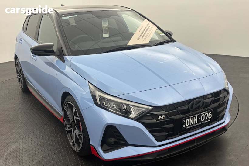 Blue 2025 Hyundai I20 Hatchback N