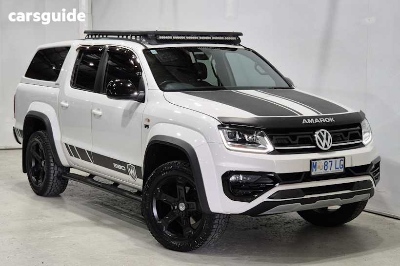 White 2021 Volkswagen Amarok Ute Tray TDI580 W580S 4X4