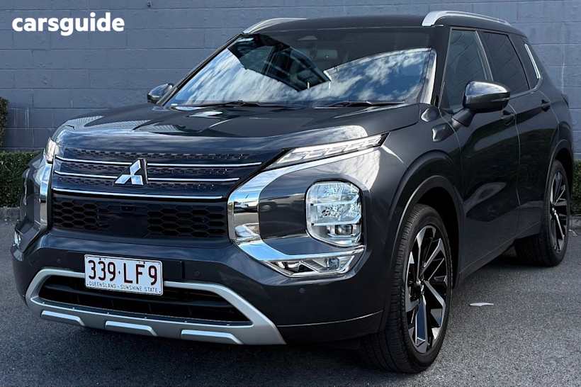 Grey 2023 Mitsubishi Outlander Wagon Exceed Tourer 7 Seat (Awd)