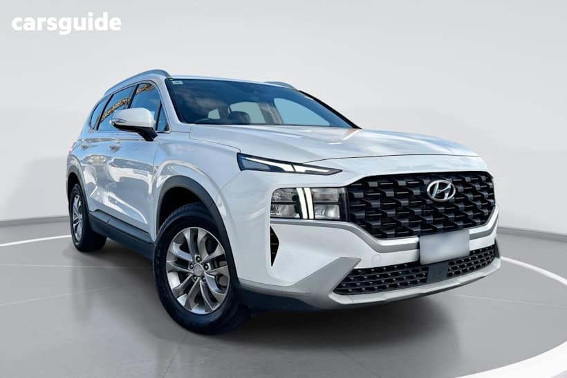 White 2020 Hyundai Santa FE SUV 4X4
