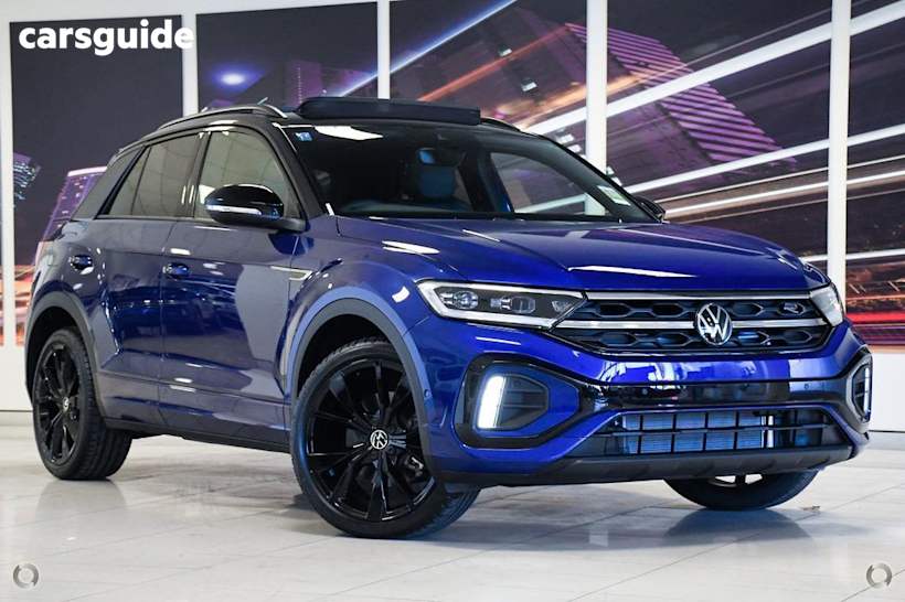 Blue 2024 Volkswagen T-ROC SUV 140TSI R-LINE 4WD