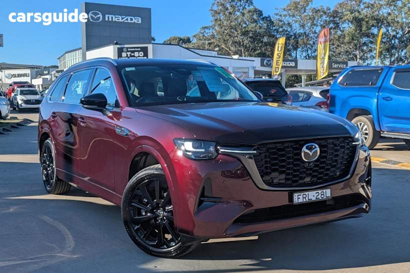 Red 2024 Mazda CX-80 Wagon G40E Gt