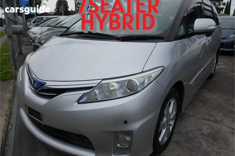Silver 2010 Toyota Estima OtherCar AERAS HYBRID