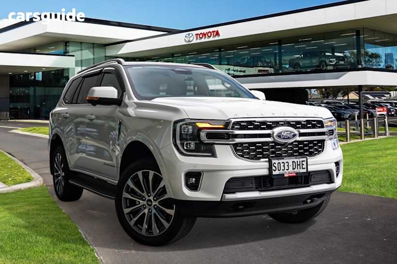 White 2024 Ford Everest SUV PLATINUM 4X4