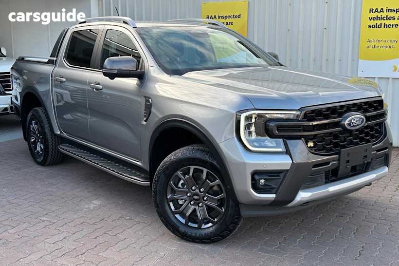 Silver 2024 Ford Ranger Ute Tray WILDTRAK 4X4