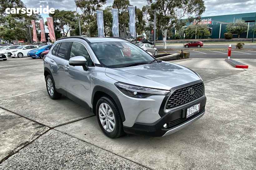 Silver 2024 Toyota Corolla Cross SUV GXL F