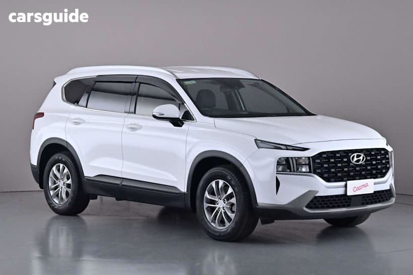 White 2020 Hyundai Santa FE Wagon Crdi (Awd)