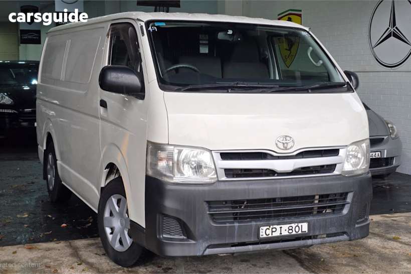 White 2013 Toyota HiAce Commercial R
