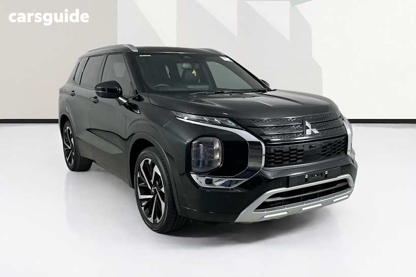 Black 2023 Mitsubishi Outlander Wagon Exceed Tourer 7 Seat (Awd)