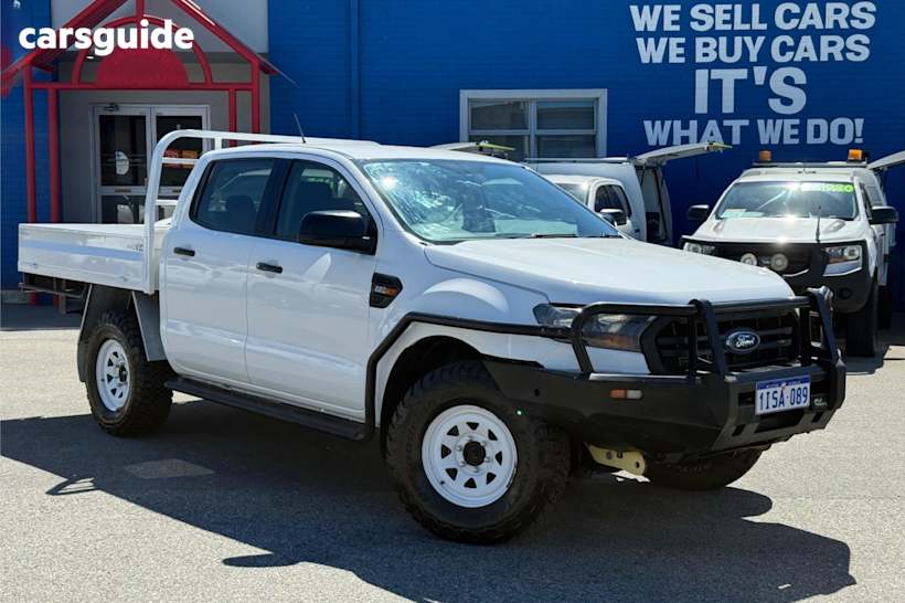 White 2019 Ford Ranger Ute Tray XL 4X4