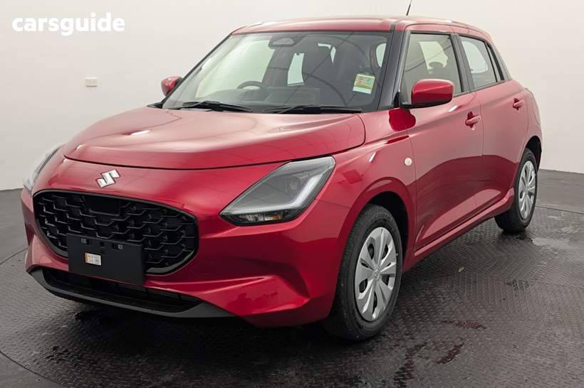 Red 2025 Suzuki Swift Hatchback Hybrid