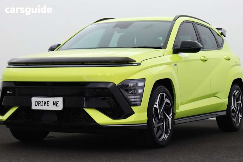 Yellow 2023 Hyundai Kona SUV N LINE 4X4