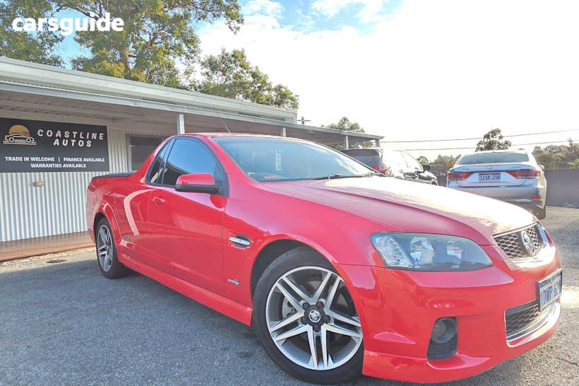 Red 2011 Holden Commodore Utility Ss