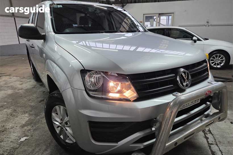 Silver 2017 Volkswagen Amarok Dual Cab Utility Tdi420 Core Edition (4X4)