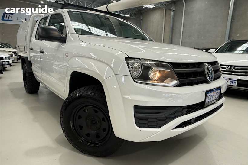 White 2019 Volkswagen Amarok Dual Cab Utility Tdi420 Core Edition (4X4)