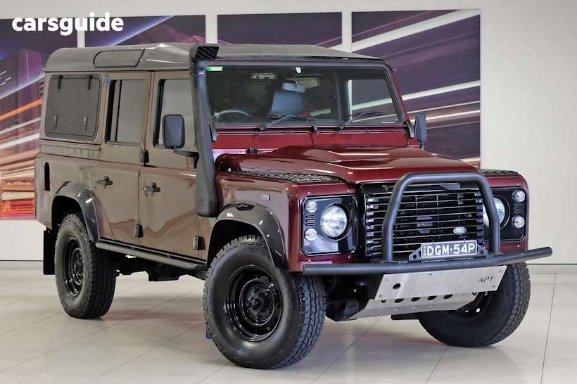 Red 2015 Land Rover Defender SUV 4X4
