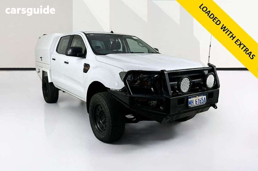 White 2017 Ford Ranger Crew Cab Chassis Xl 2.2 (4X4)