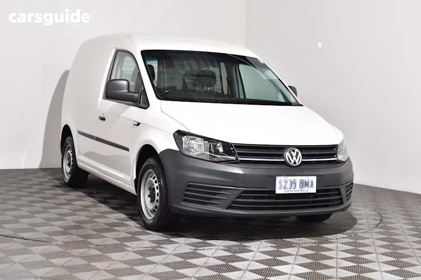 White 2018 Volkswagen Caddy Commercial TSI160 RUNNER F