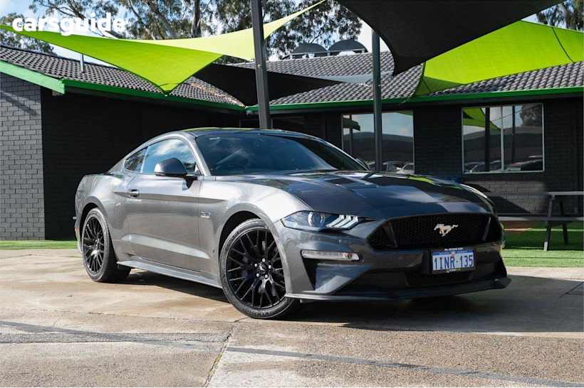 Grey 2018 Ford Mustang Coupe GT R