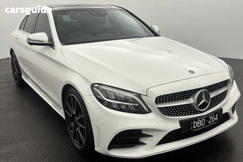 White 2019 Mercedes-Benz C-CLASS Sedan C200 R