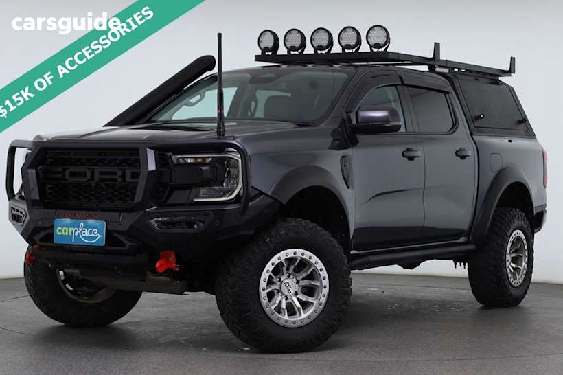 Grey 2022 Ford Ranger Double Cab Pick Up Sport 3.0 (4X4)