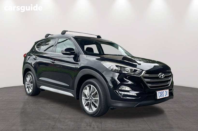 Black 2017 Hyundai Tucson SUV ELITE 4X4