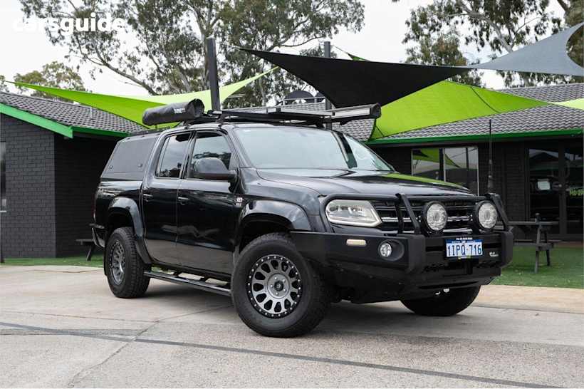Black 2018 Volkswagen Amarok Dual Cab Utility Tdi420 Core Plus (4X4)