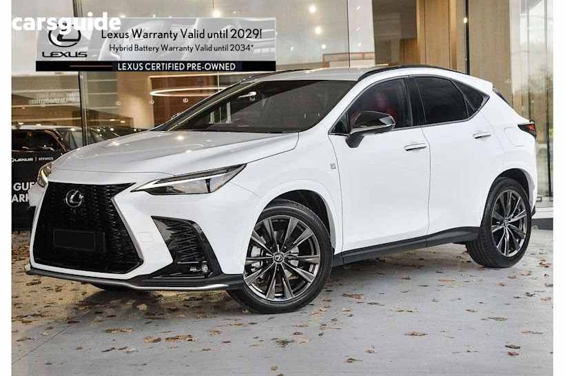 White 2024 Lexus NX350H Wagon F Sport Hybrid 2Wd