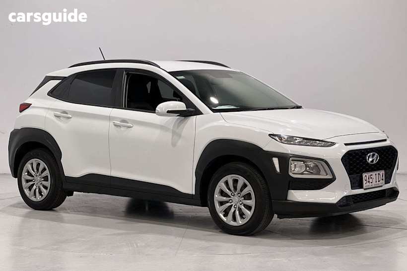 White 2018 Hyundai Kona SUV GO F