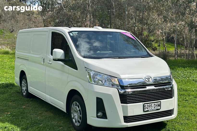 White 2021 Toyota HiAce Van Lwb (4 Door Option)