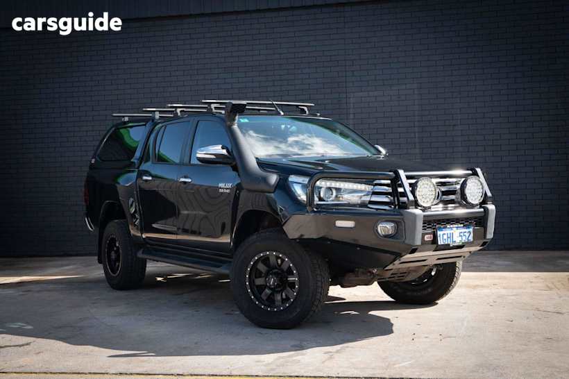 Black 2017 Toyota Hilux Ute Tray SR5 4X4
