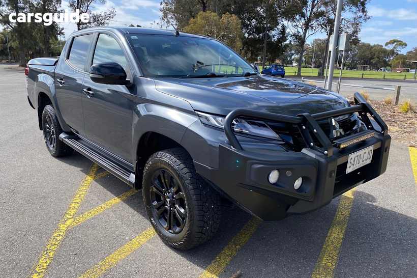 Grey 2021 Mitsubishi Triton Ute Tray GSR 4X4