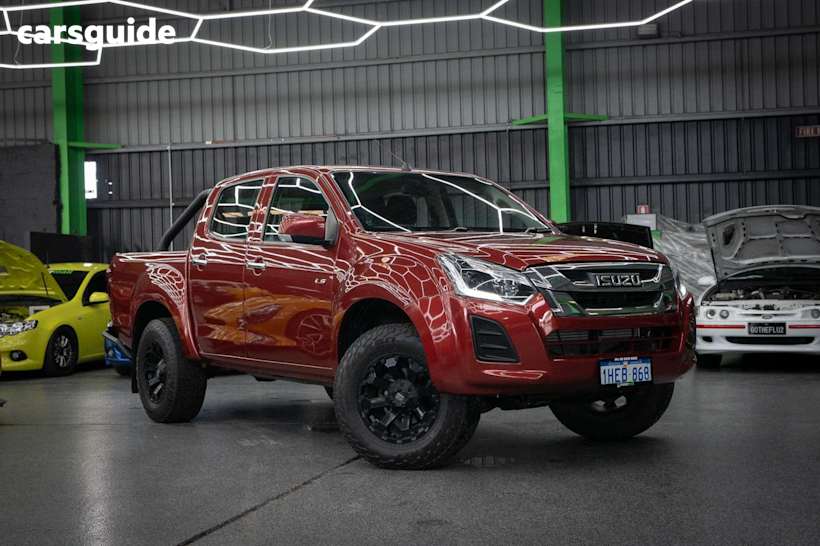 Red 2018 Isuzu D-MAX Ute Tray LS-M 4X4