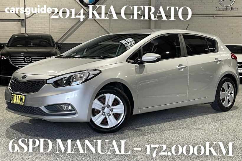 Grey 2014 Kia Cerato Hatchback S