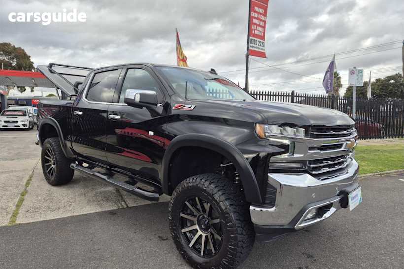 Black 2021 Chevrolet Silverado Crew Cab Utility 1500 Ltz Premium Tech Pack