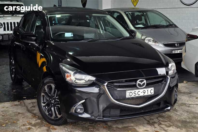 Black 2017 Mazda 2 Hatchback Genki
