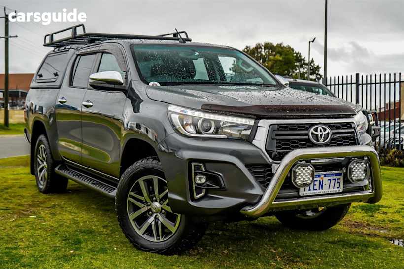 Grey 2018 Toyota Hilux Ute Tray SR5 4X4