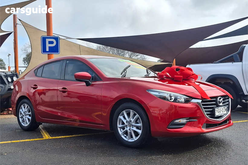 Red 2016 Mazda 3 Sedan Neo