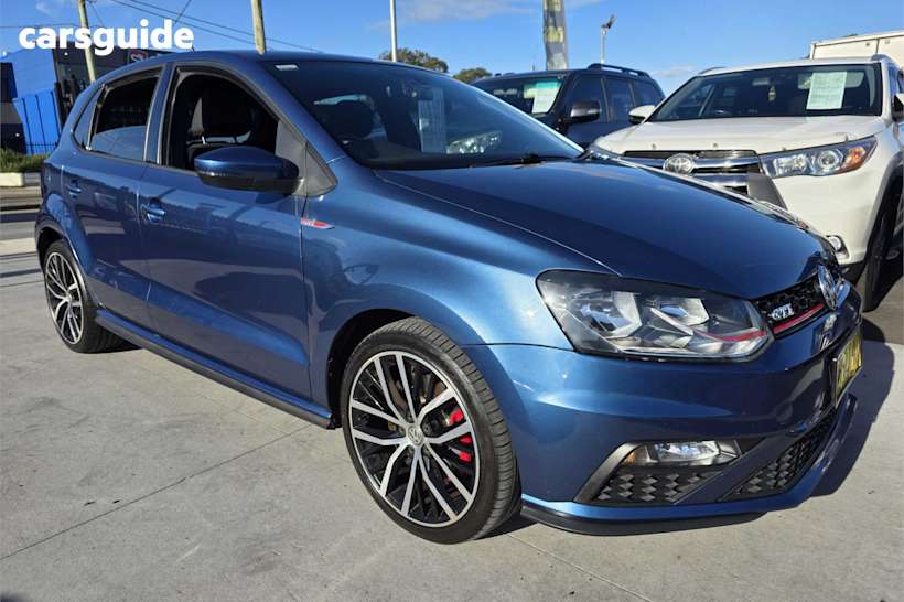 Blue 2015 Volkswagen Polo Hatchback Gti