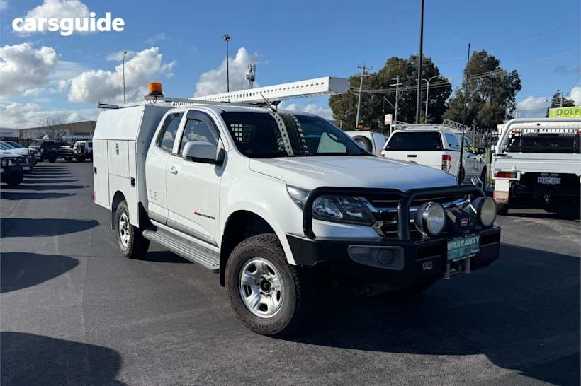 White 2018 Holden Colorado Ute Tray LS 4X4