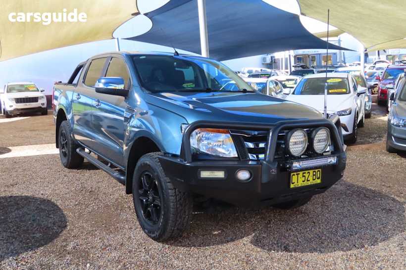 Blue 2013 Ford Ranger Crew Cab Pickup Xlt 3.2 Hi-Rider (4X2)