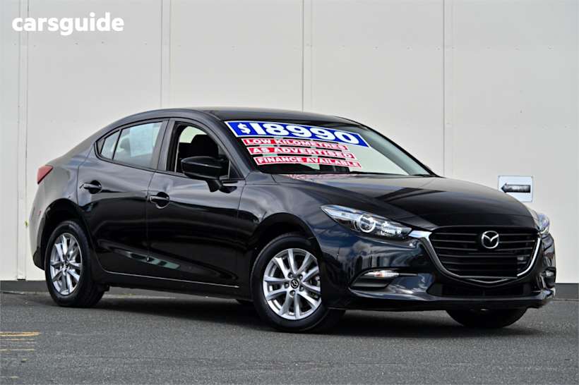 Black 2017 Mazda Mazda3 Sedan NEO F