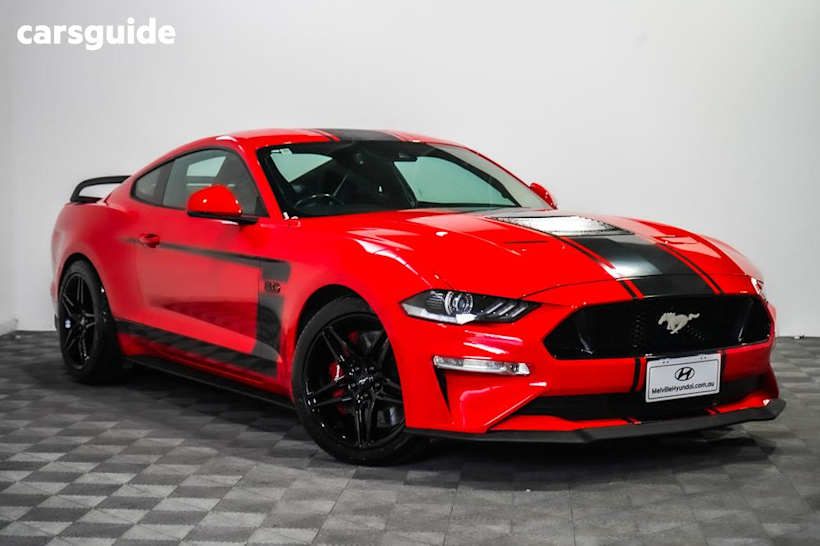 Red 2018 Ford Mustang Coupe Fastback Gt 5.0 V8