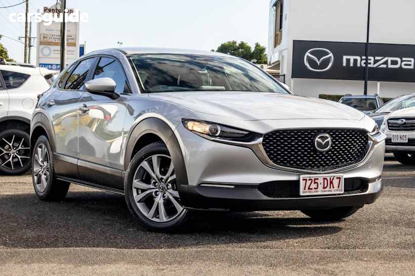 Silver 2021 Mazda CX-30 SUV G20 EVOLVE F
