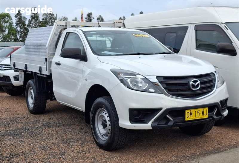 White 2019 Mazda BT-50 Cab Chassis Xt (4X2) (5Yr)