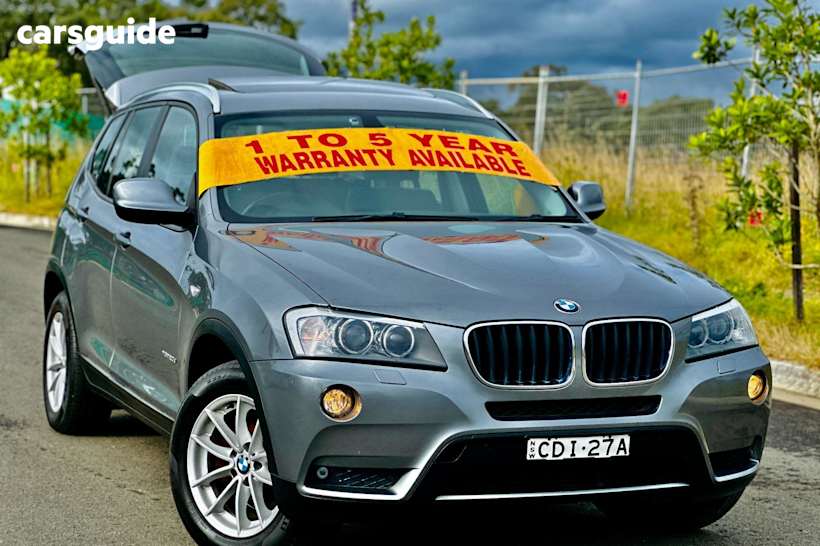 Grey 2011 BMW X3 Wagon Xdrive 20D