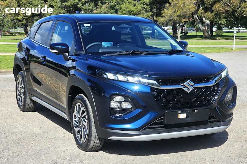 Blue 2025 Suzuki Fronx SUV HYBRID F