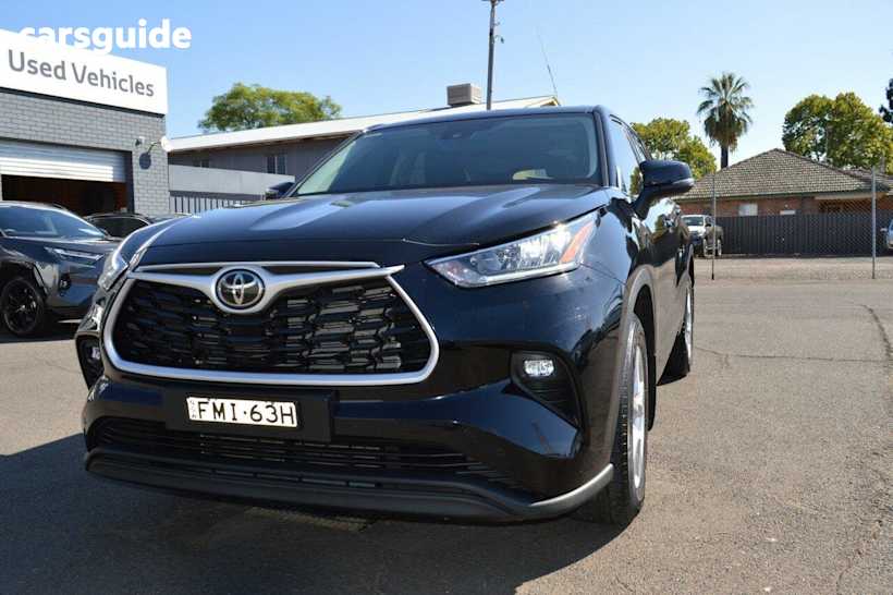Black 2022 Toyota Kluger Wagon Gx 2Wd