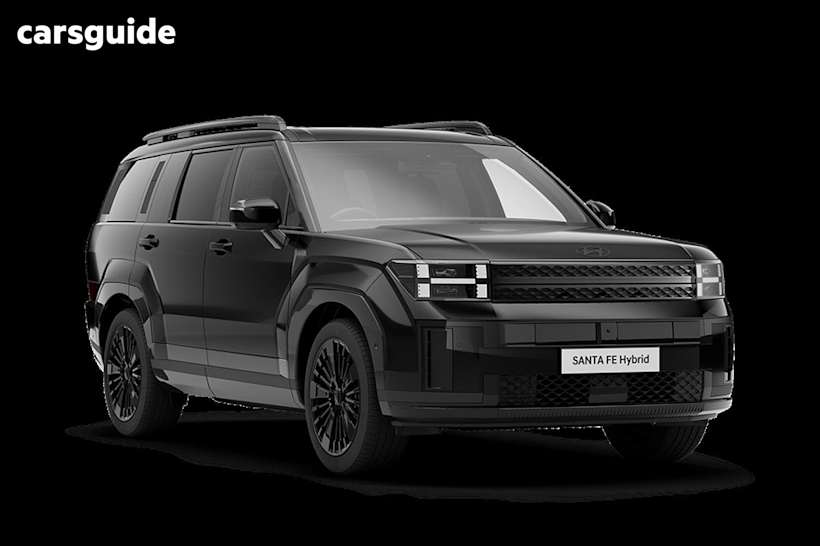 Black 2025 Hyundai Santa FE SUV HYBRID CALLIGRAPHY 4X4