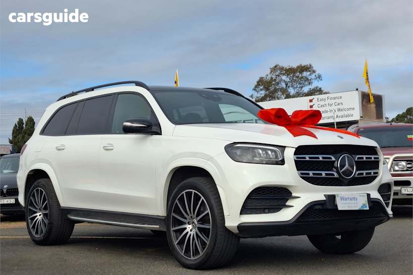 White 2019 Mercedes-Benz GLS-Class SUV GLS400 D 4WD